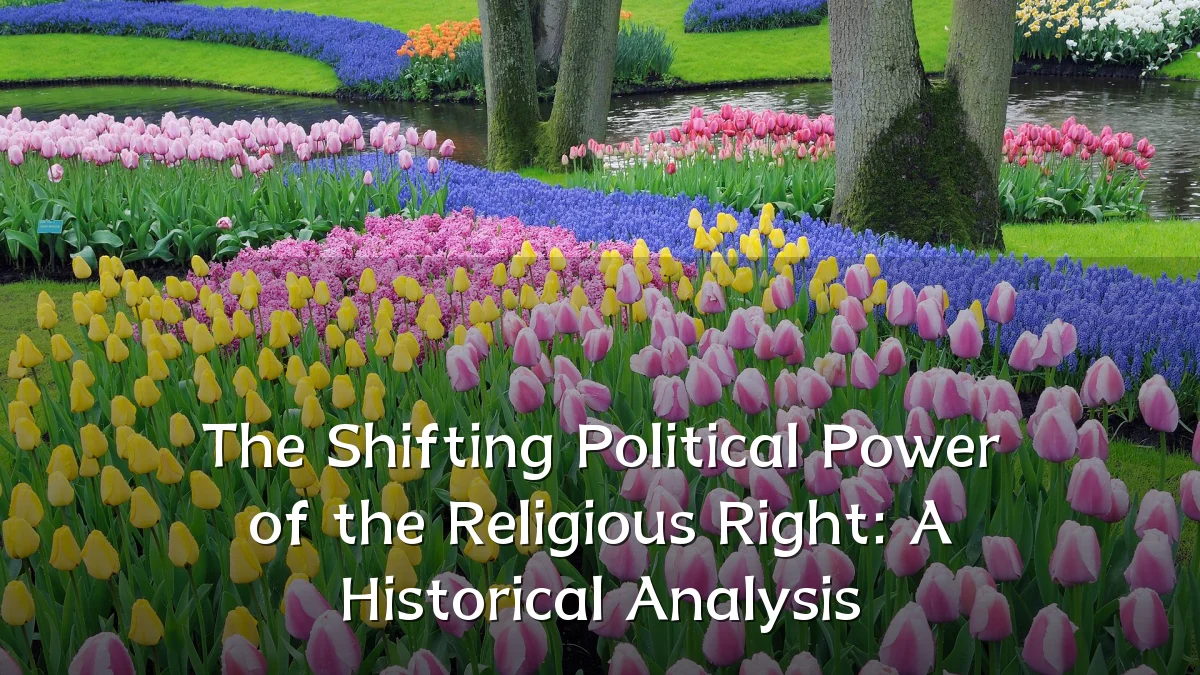 The Shifting Political Power of the Religious Right: A Historical Analysis