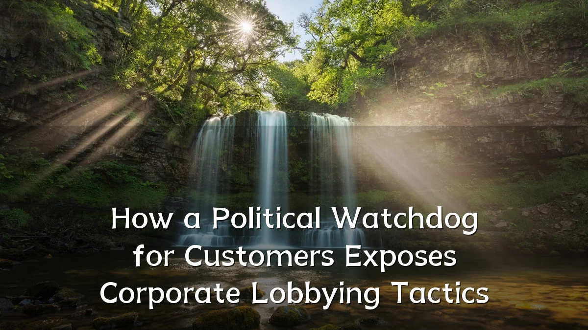 How a Political Watchdog for Customers Exposes Corporate Lobbying Tactics