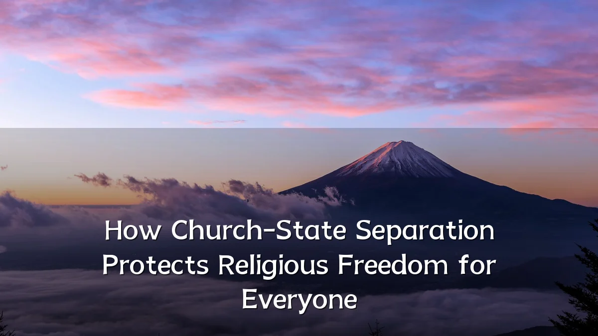 How Church-State Separation Protects Religious Freedom for Everyone