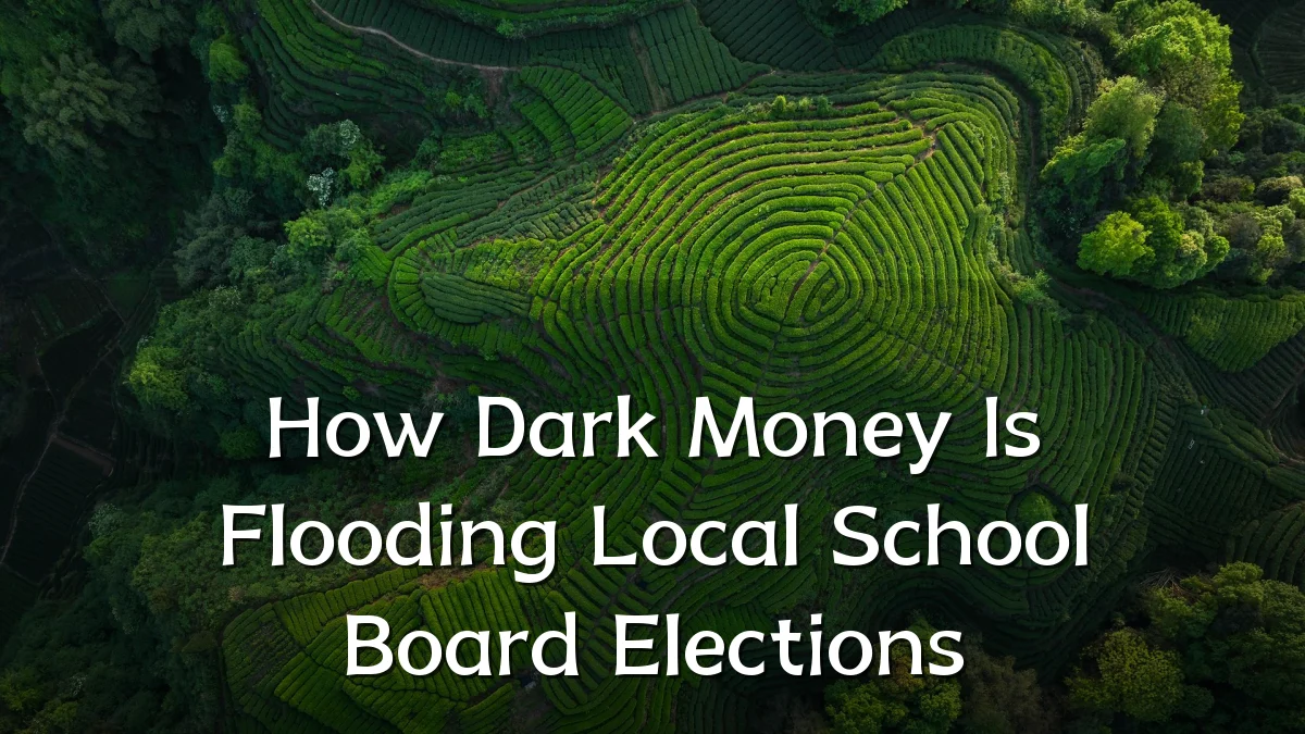 How Dark Money Is Flooding Local School Board Elections