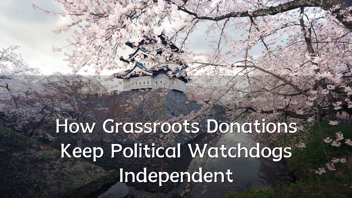 How Grassroots Donations Keep Political Watchdogs Independent