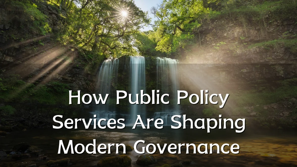 How Public Policy Services Are Shaping Modern Governance