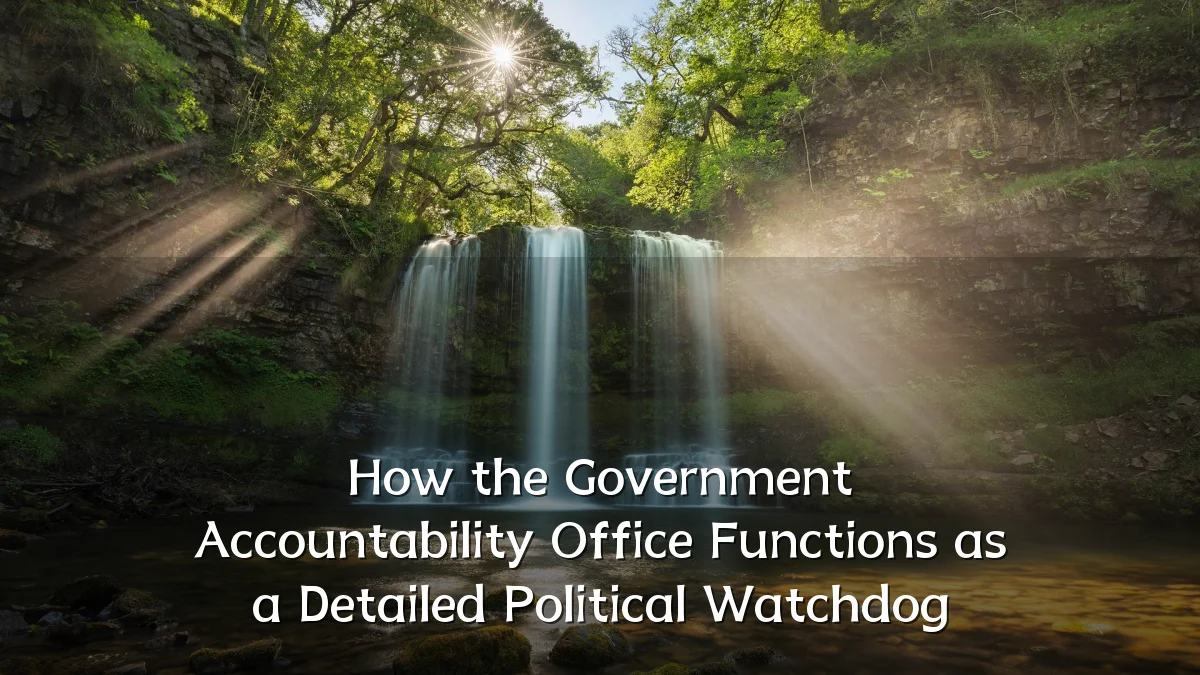 How the Government Accountability Office Functions as a Detailed Political Watchdog