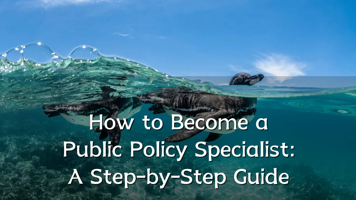 How to Become a Public Policy Specialist: A Step-by-Step Guide