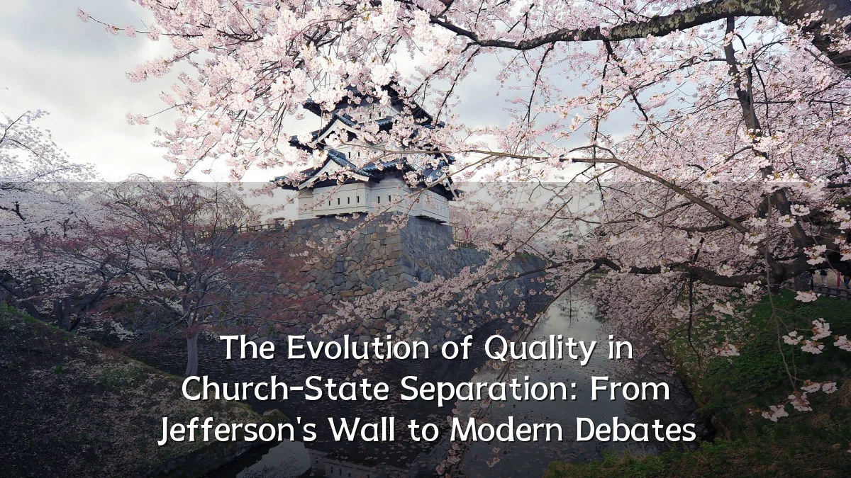 The Evolution of Quality in Church-State Separation: From Jefferson's Wall to Modern Debates
