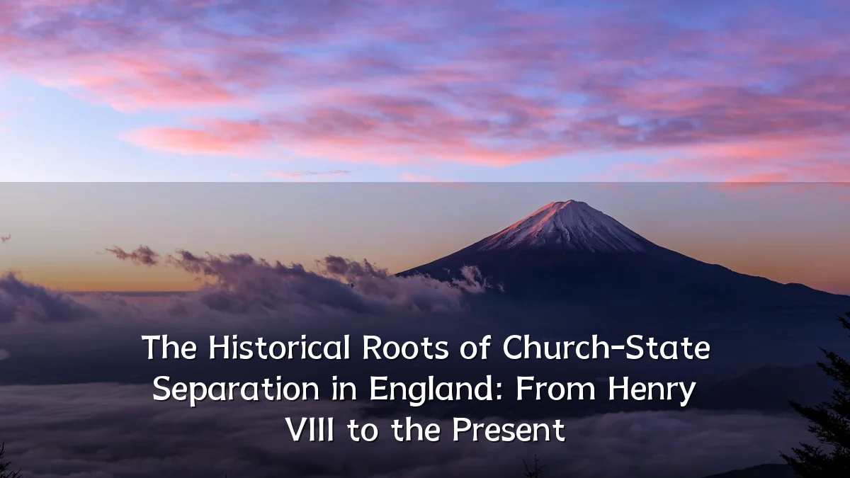 The Historical Roots of Church-State Separation in England: From Henry VIII to the Present