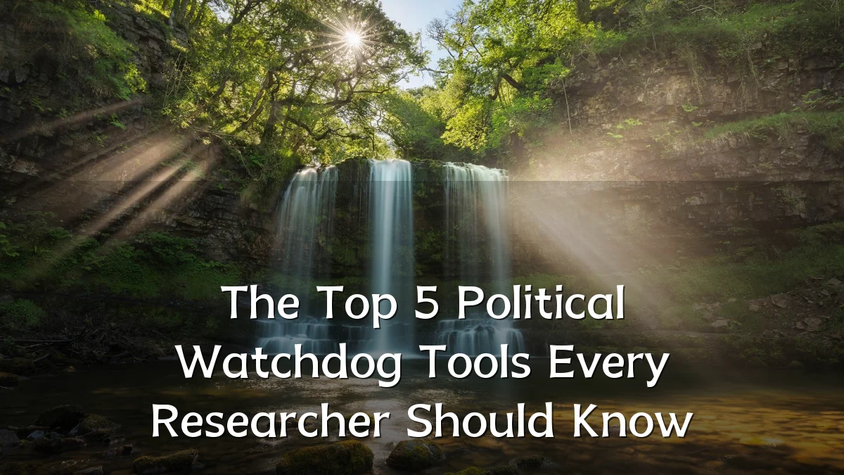 The Top 5 Political Watchdog Tools Every Researcher Should Know