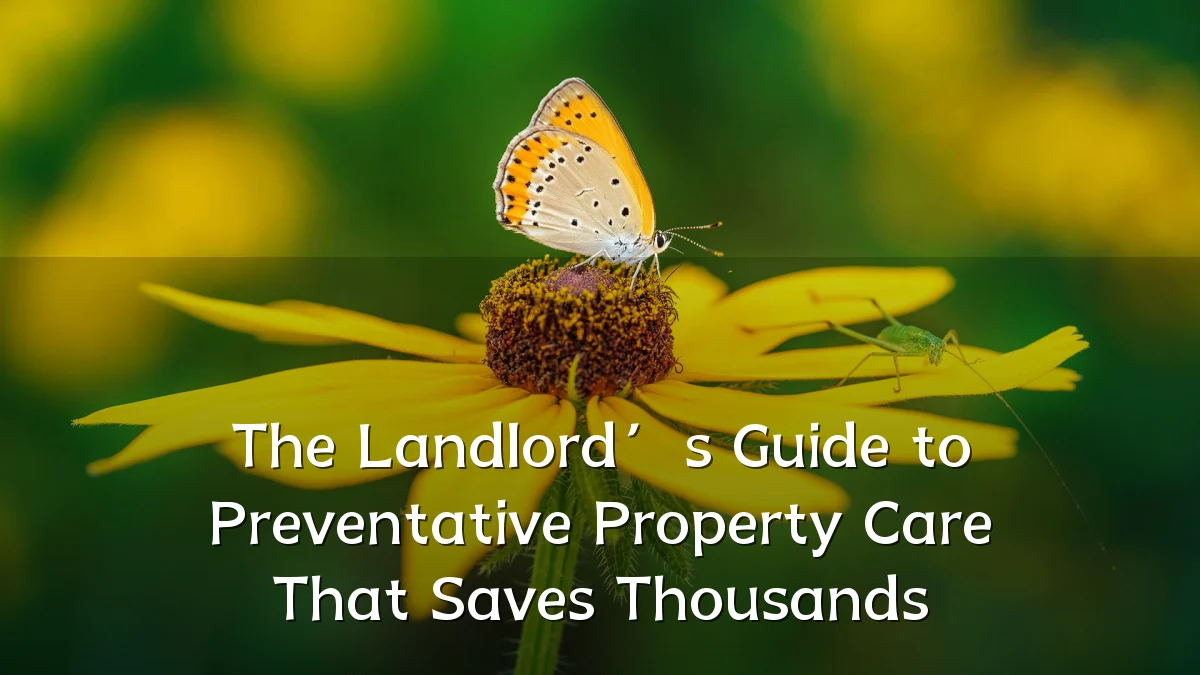 The Landlord’s Guide to Preventative Property Care That Saves Thousands